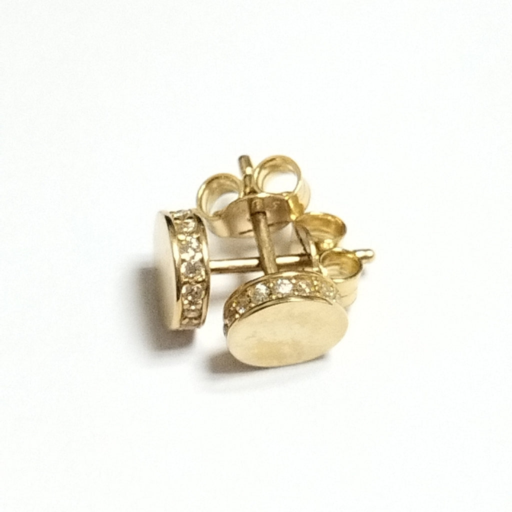 BROQUELES ORO 14K 1.5 (NUEVO)