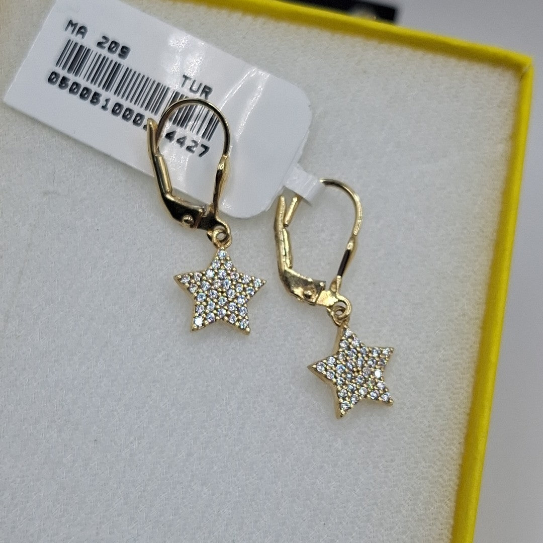 BROQUELES ORO 14K 1.9 (NUEVO)