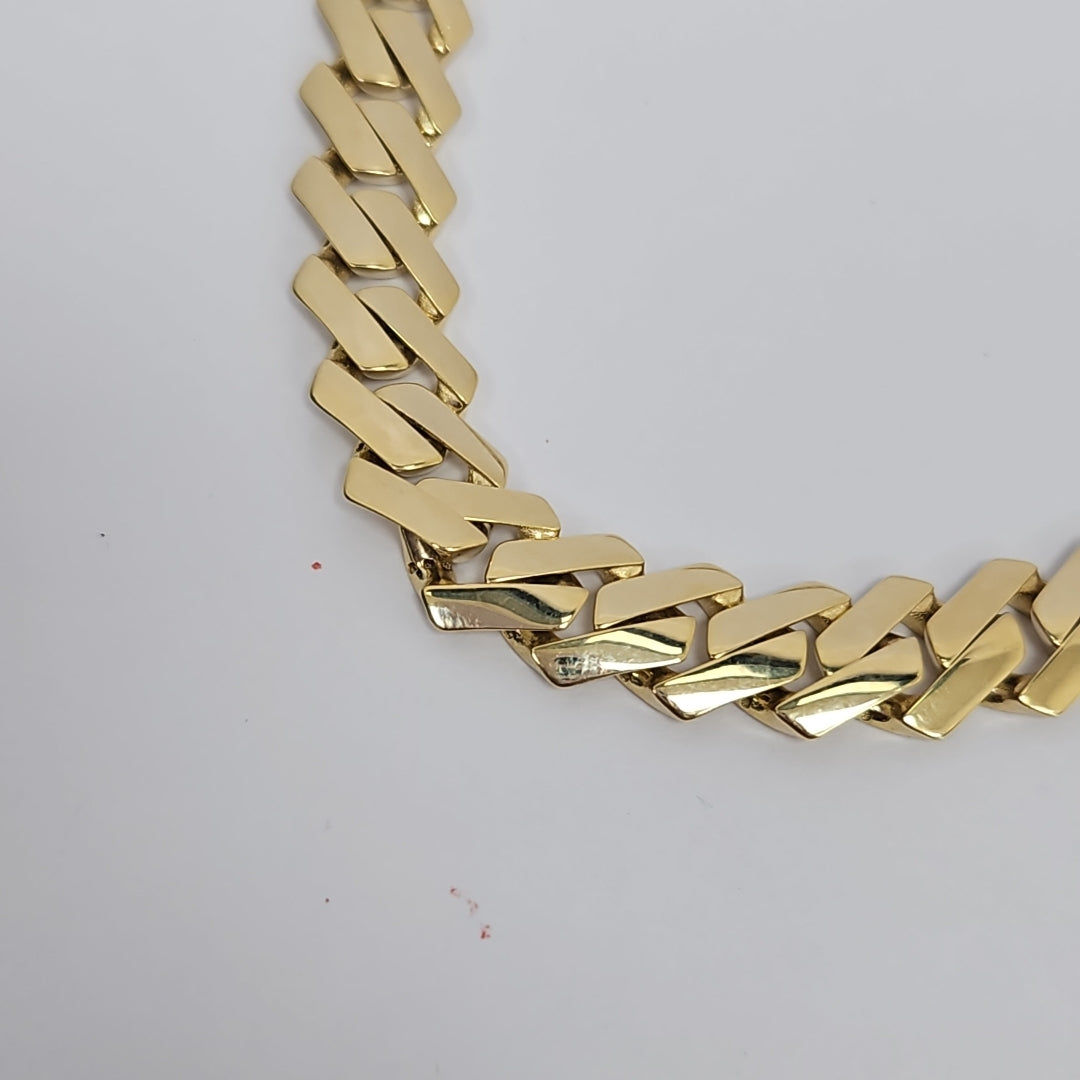 PULSERA MONACO ORO 14K 11.6 (NUEVO)