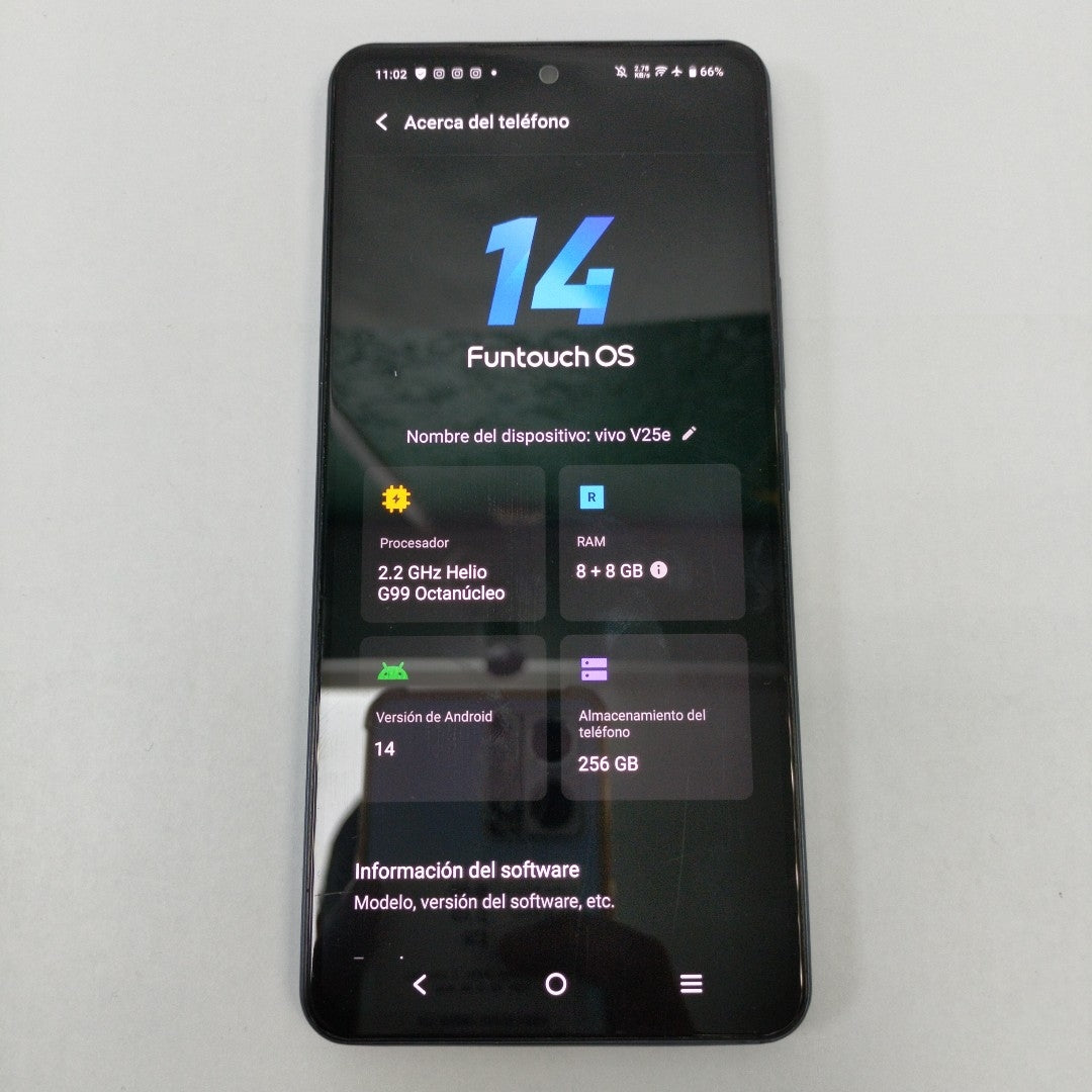 CELULAR VIVO V25E V2242 (2022) 256 GB 8 GB RAM (SEMINUEVO)