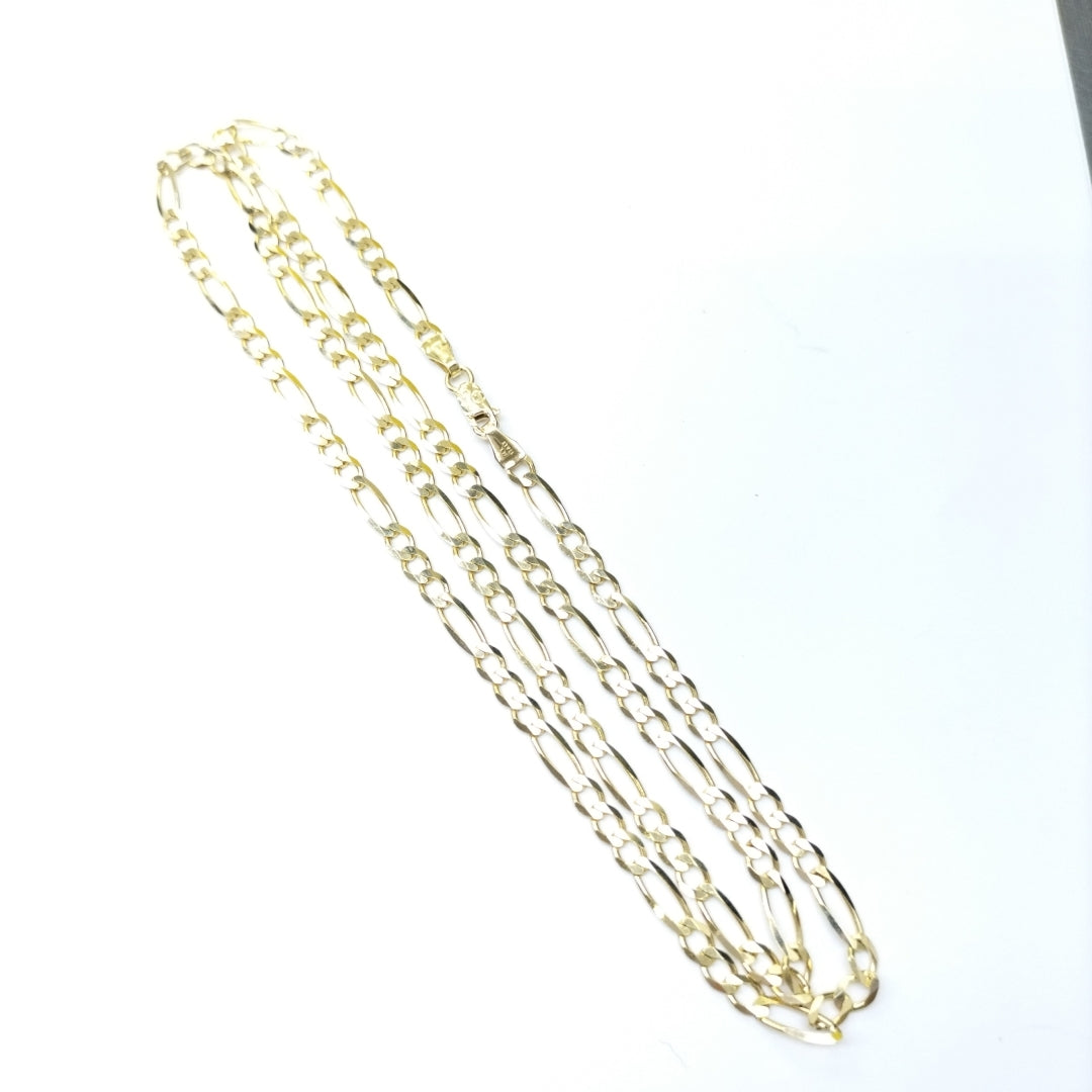 CADENAS CARTIER 3*1 AMARILLA ORO 14K 7.7 (NUEVO)