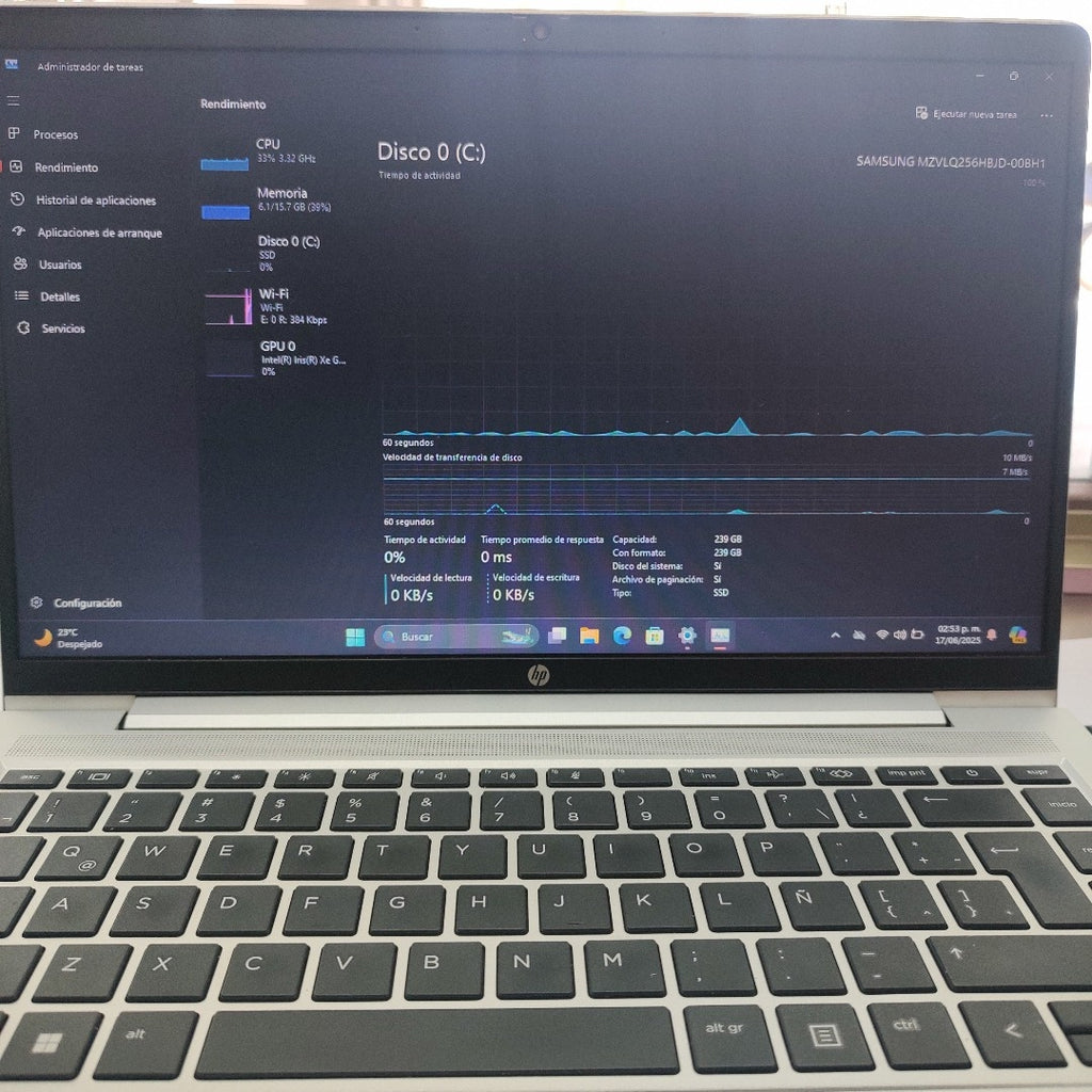 LAPTOP HP PROBOOK 440 G8 (2022) 256 GB SSD 16 GB RAM (SEMINUEVO)
