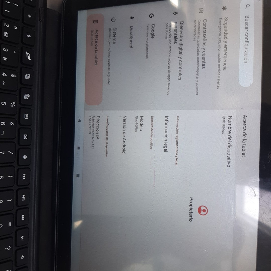 TABLETA COMPAQ QTAB10PLUS 128 GB 6 GB RAM (SEMINUEVO)
