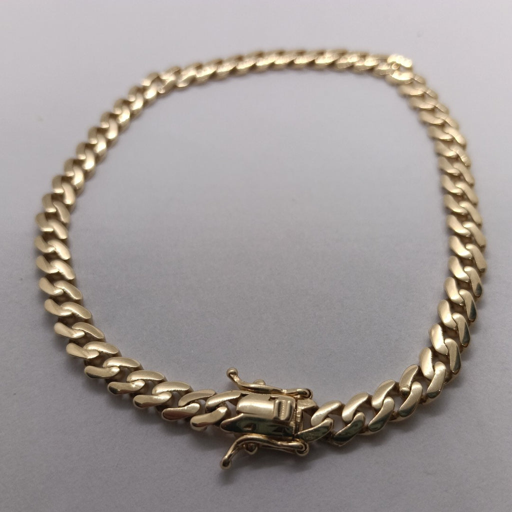 PULSERAS CABALLERO ORO 14K 9.8 (NUEVO)