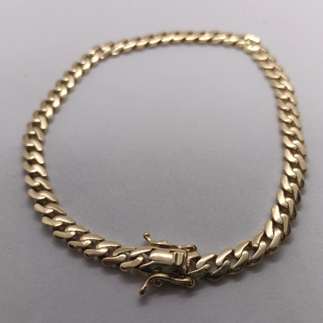 PULSERAS CABALLERO ORO 14K 9.8 (NUEVO)