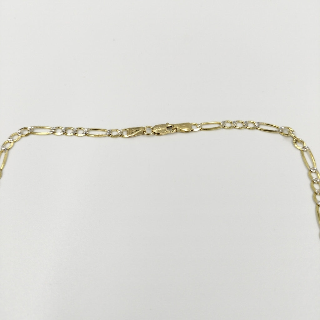 CADENAS CARTIER 3*1 DIAMANTADA ORO 14K 8.1 (NUEVO)