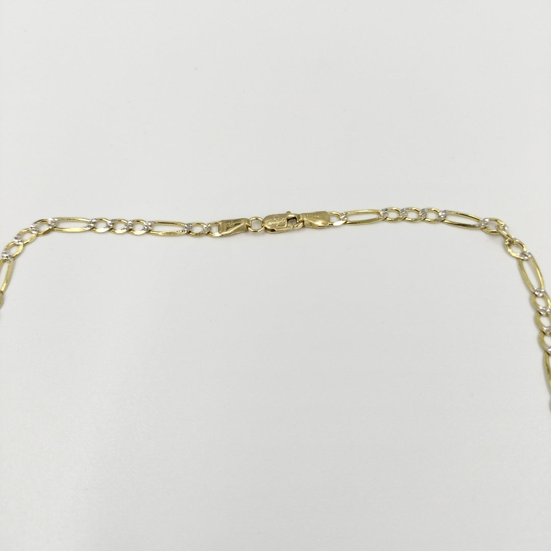 CADENAS CARTIER 3*1 DIAMANTADA ORO 14K 8.1 (NUEVO)