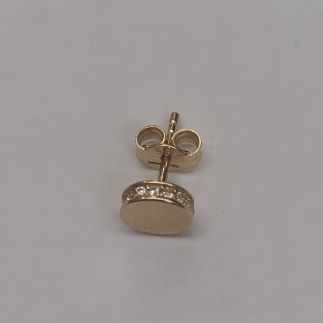 BROQUELES ORO 14K 1.5 (NUEVO)