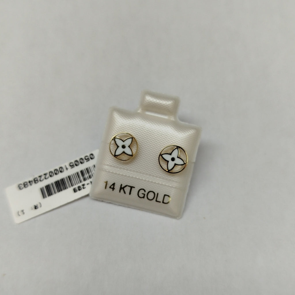BROQUELES ORO 14K 1.1 (NUEVO)