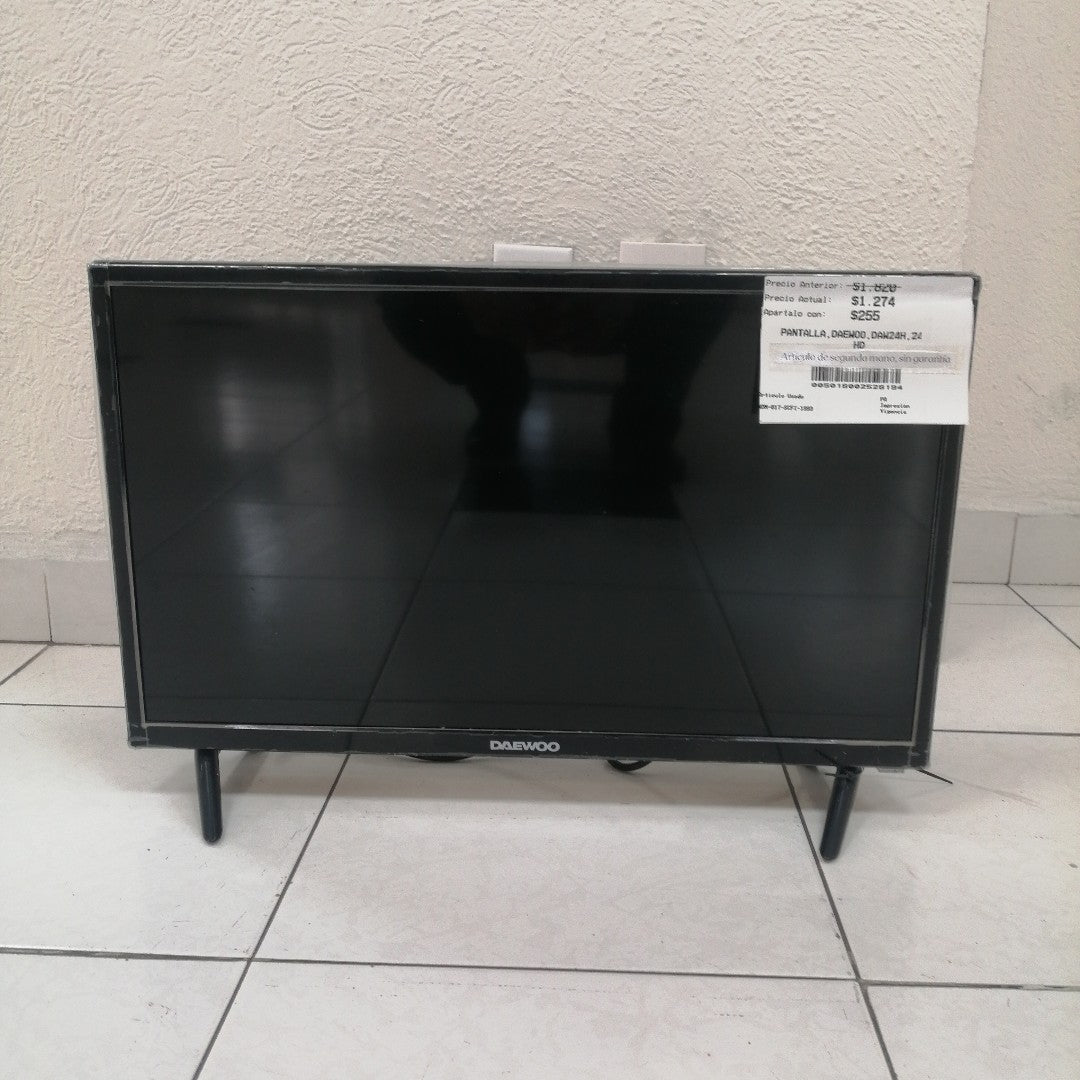 PANTALLA DAEWOO DAW24H 24" LED HD (SEMINUEVO)