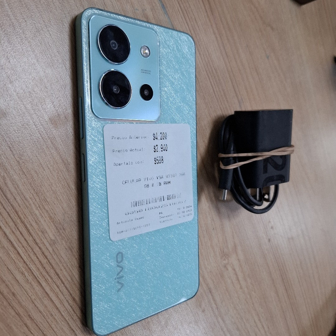 CELULAR VIVO Y36 V2247 256 GB 8 GB RAM (SEMINUEVO)