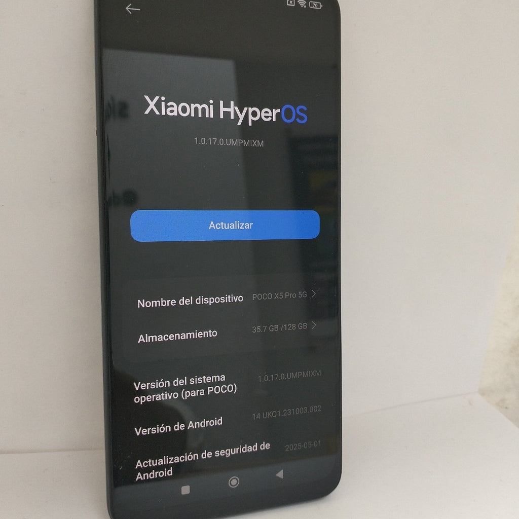 CELULAR XIAOMI POCO X5 22111317PG (2023) 128 GB 6 GB RAM (SEMINUEVO)