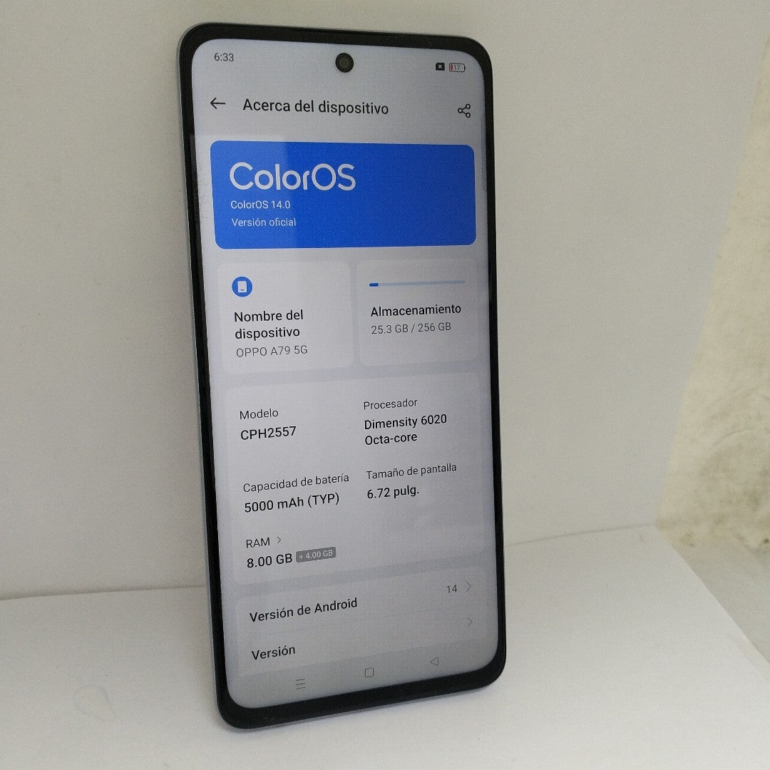 CELULAR OPPO  A79 CPH2557 (2023) 256 GB 8 GB RAM (SEMINUEVO)