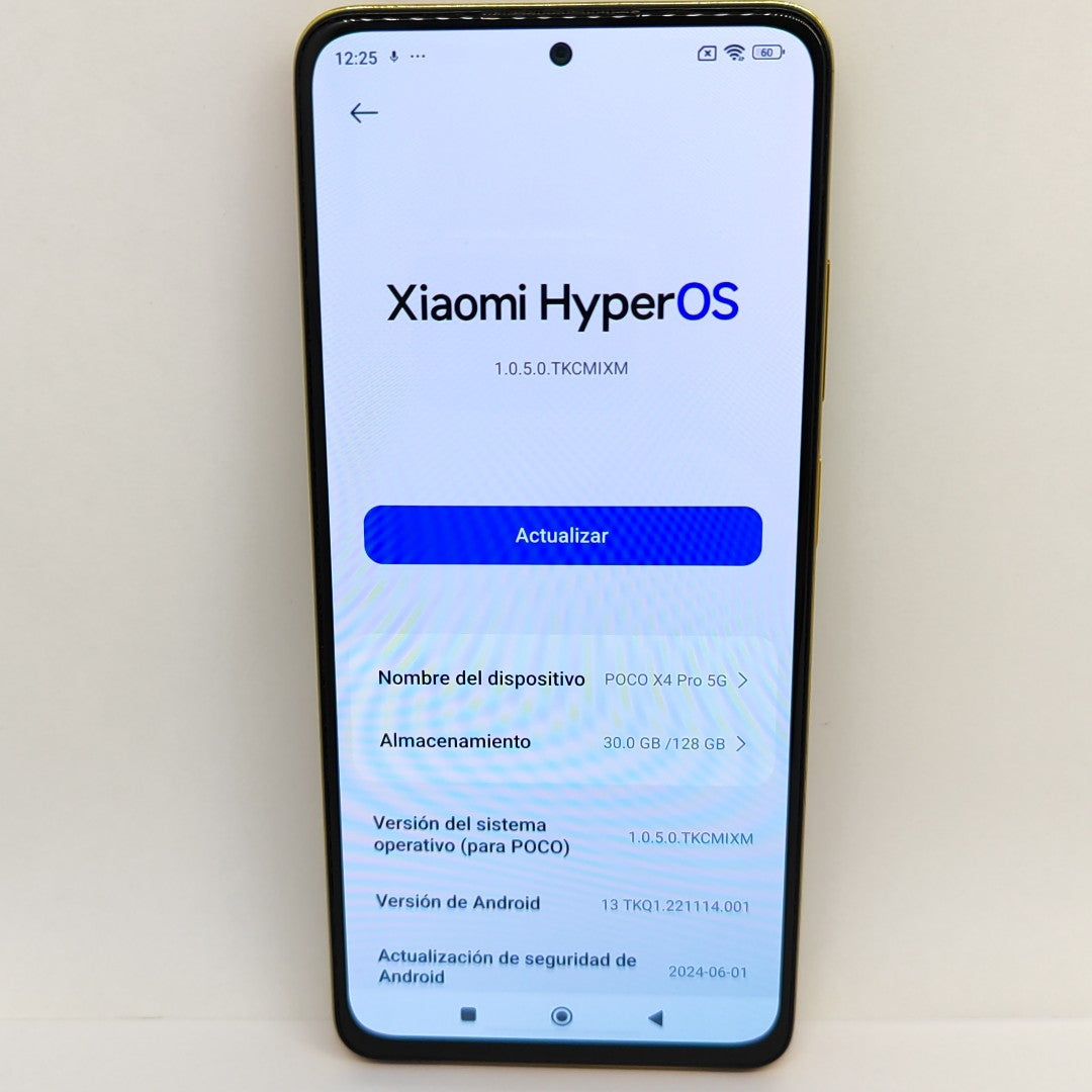 CELULAR XIAOMI POCO X4 PRO 5G 2201116PG 128 GB 6 GB RAM (SEMINUEVO)