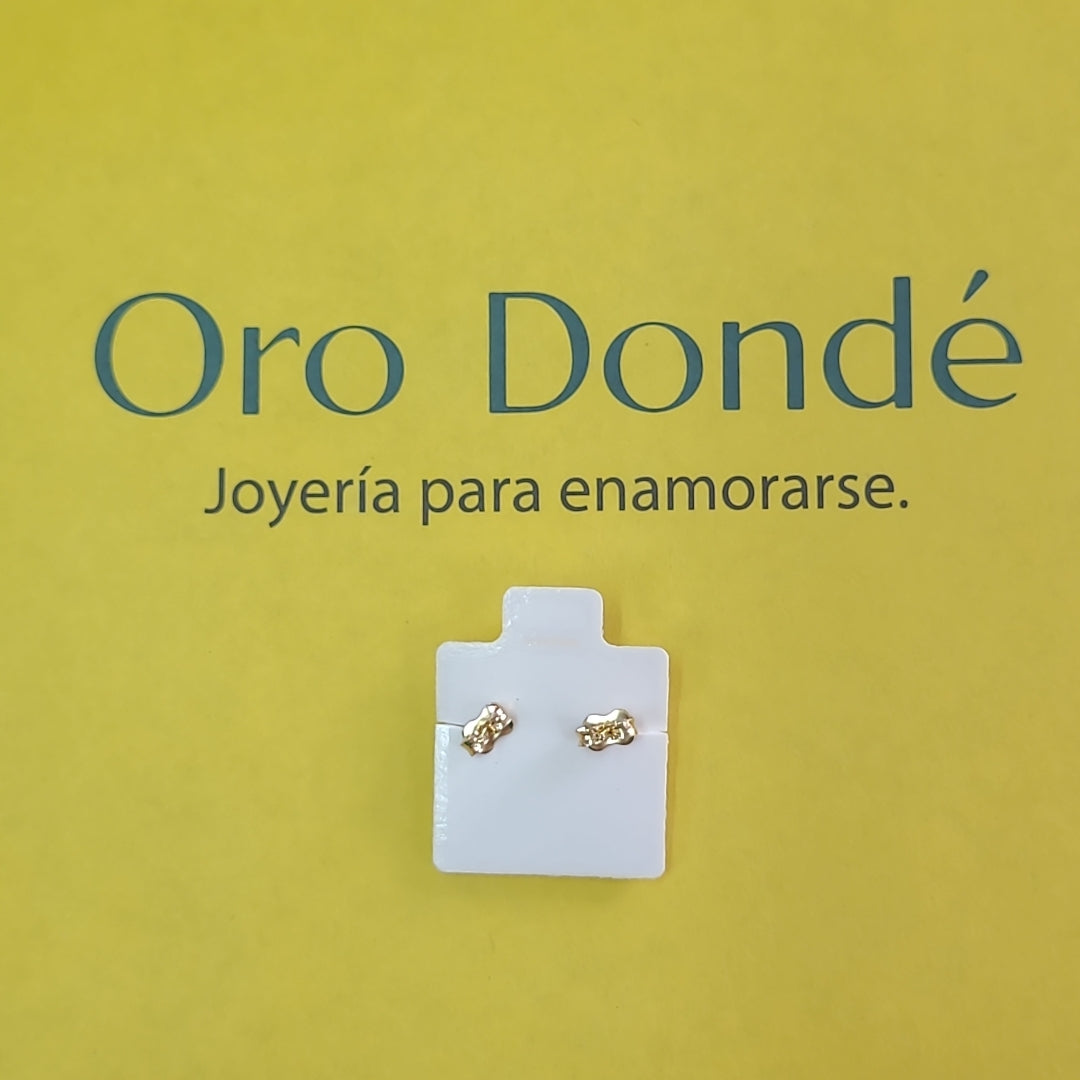 BROQUELES ORO 14K 1.1 (NUEVO)
