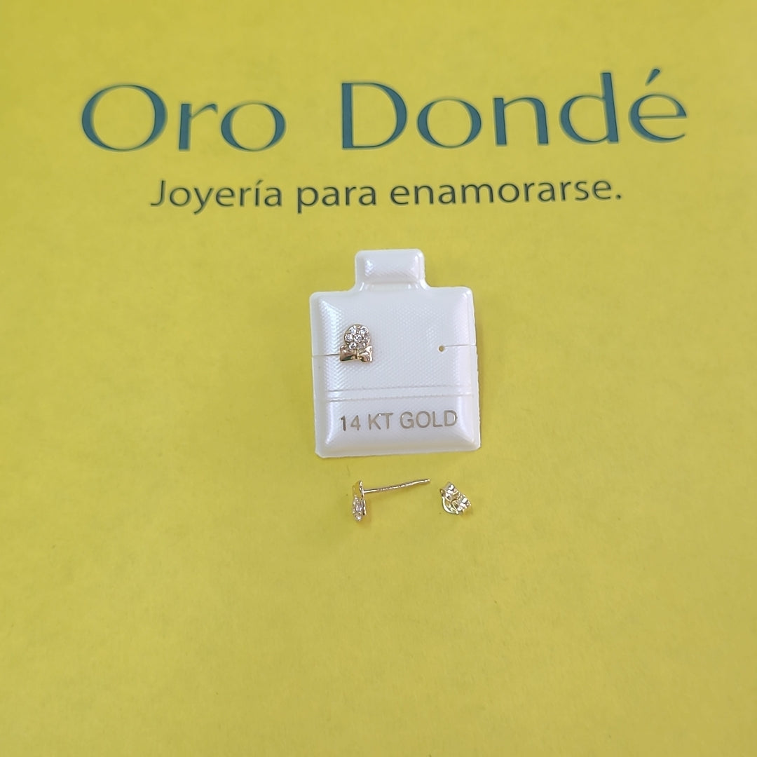 BROQUELES ORO 14K 0.7 (NUEVO)