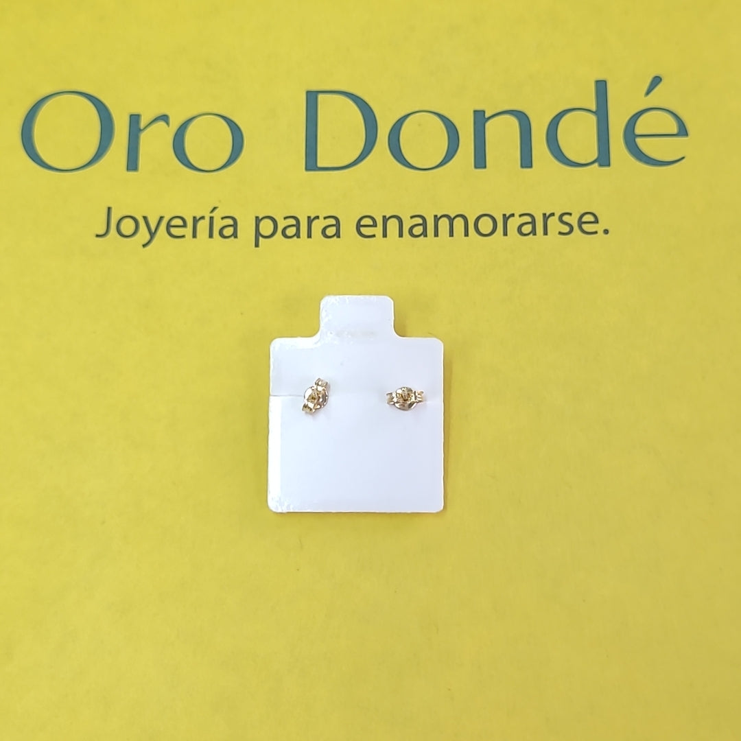 BROQUELES ORO 14K 0.8 (NUEVO)