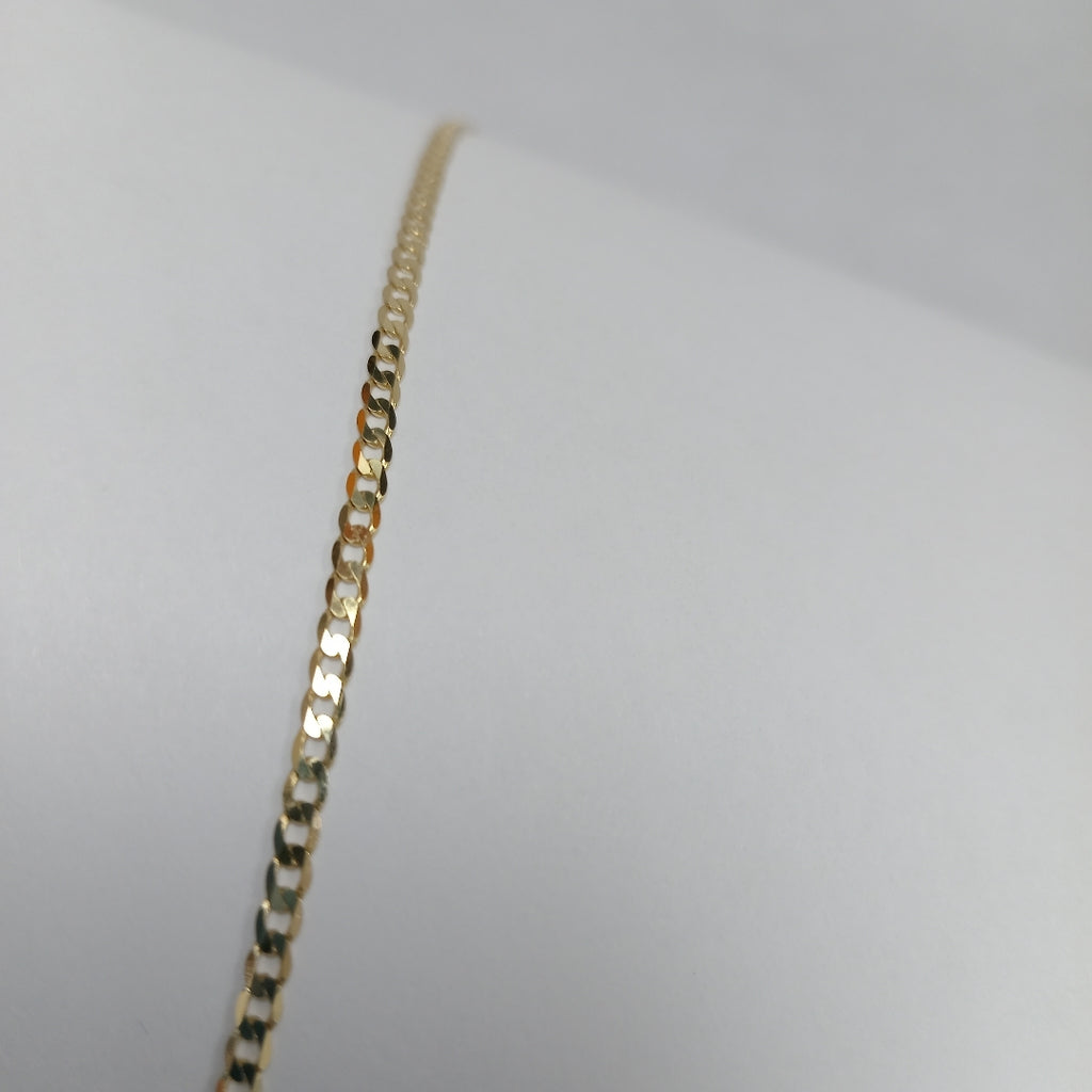 CADENAS BARBADA AMARILLA ORO 14K 2.7 (NUEVO)