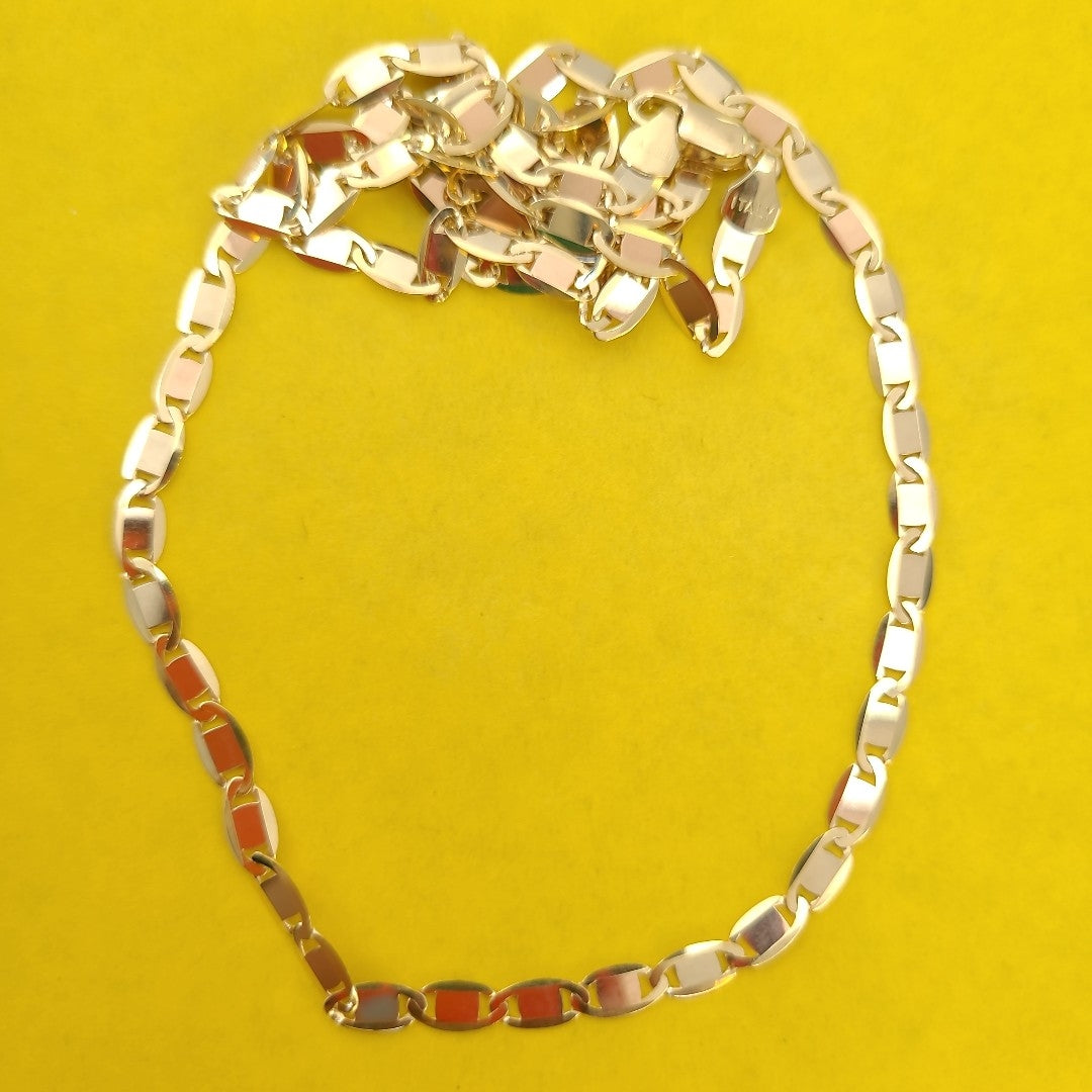 CADENAS VALENTINA/ESPEJO ORO 14K 10.7 (NUEVO)