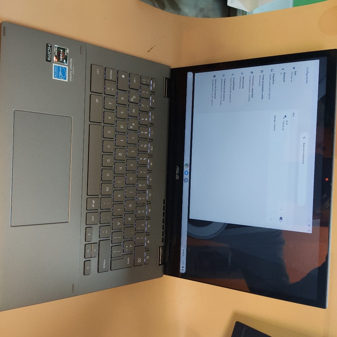 LAPTOP ASUS CHROMEBOOK PLUS FLIP CM3401FFA-R38G256S (2024) 256 GB SSD 8 GB RAM (SEMINUEVO)