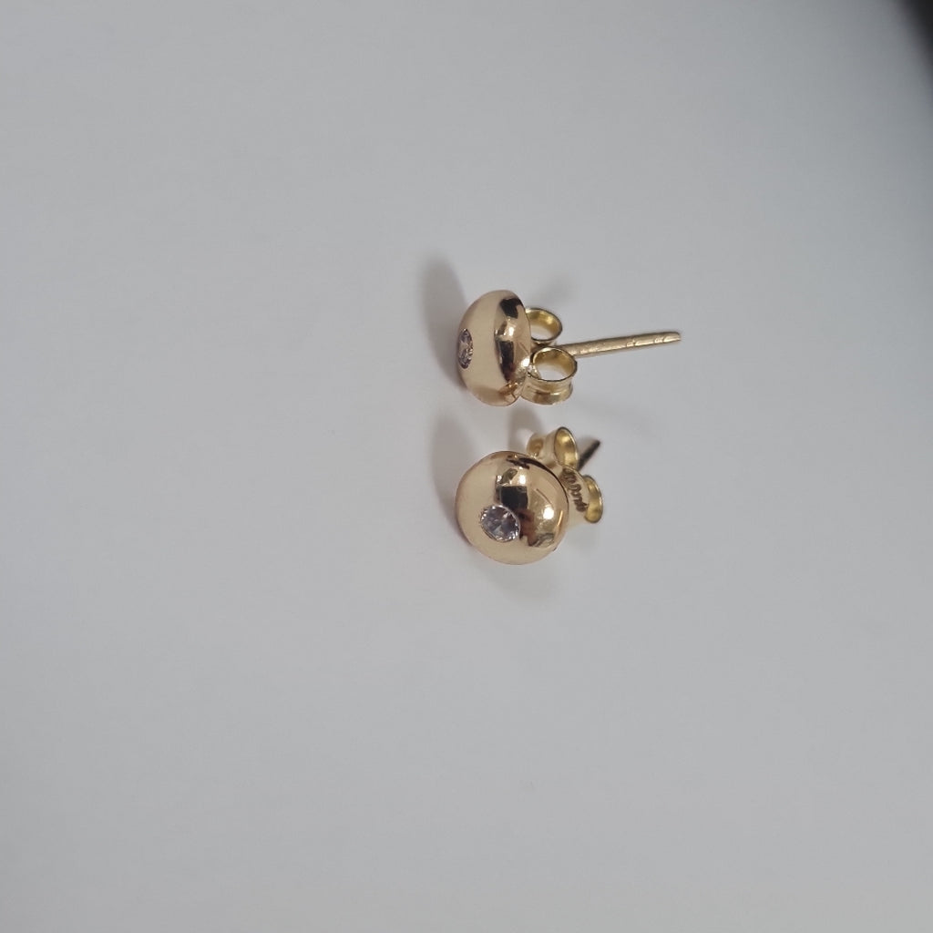 BROQUELES ORO 14K 1 (NUEVO)
