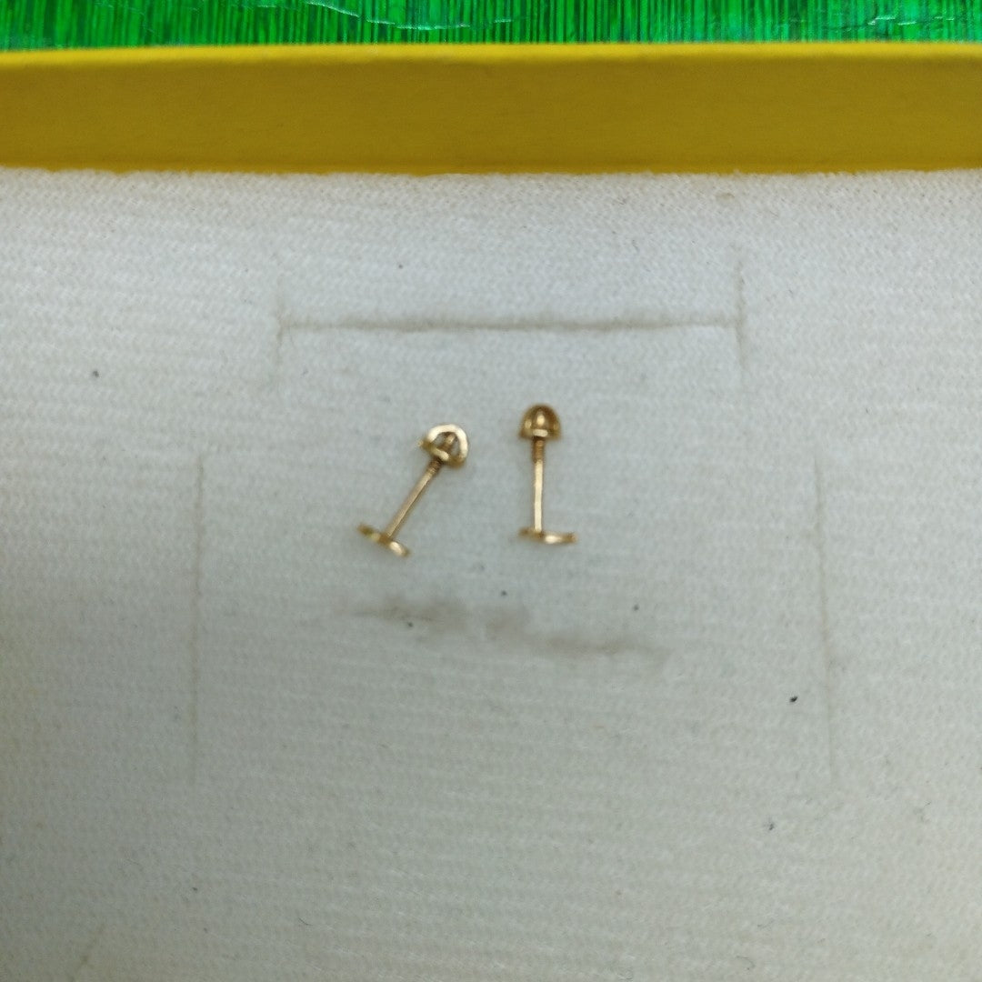 BROQUELES ORO 14K 1 (NUEVO)