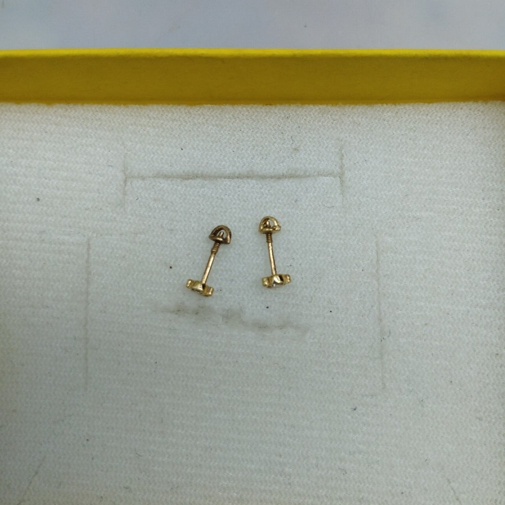 10950BRO88900B791 FRD11 BROQUELES ORO 14K 1PZAS (NUEVO)