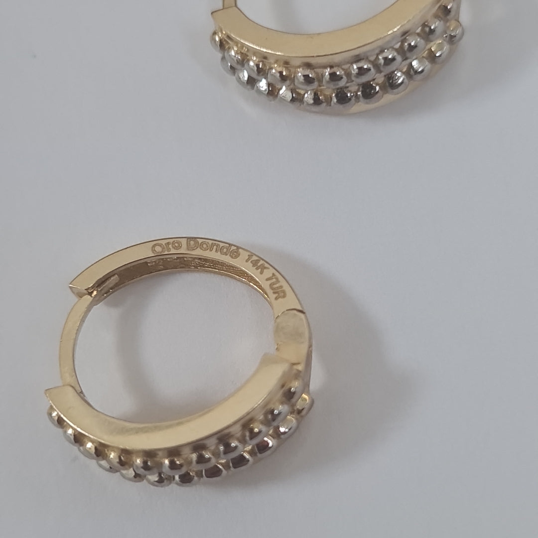 HUGGIES ORO 14K 2.4 (NUEVO)