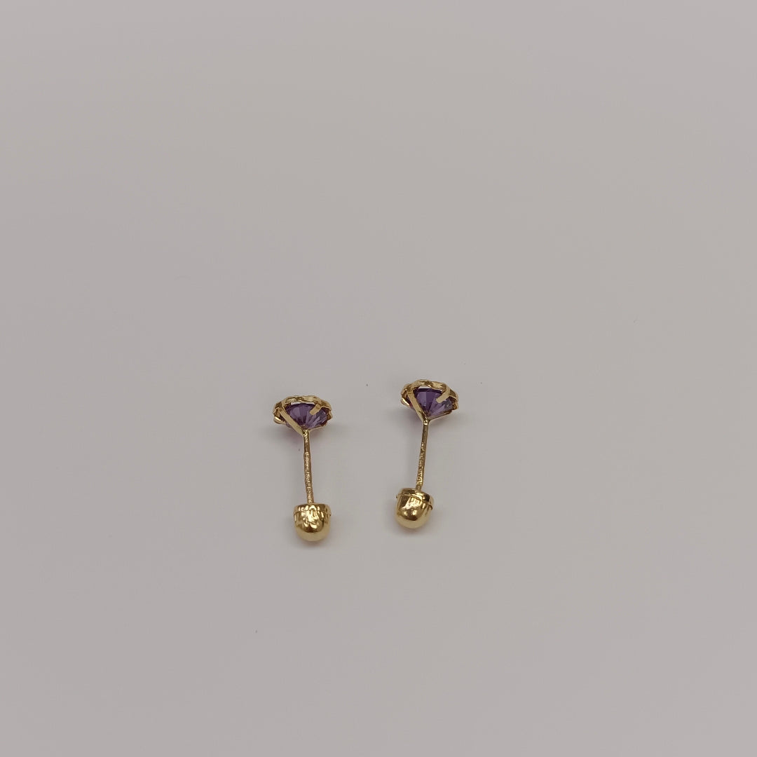 BROQUELES ORO 14K 1 (NUEVO)
