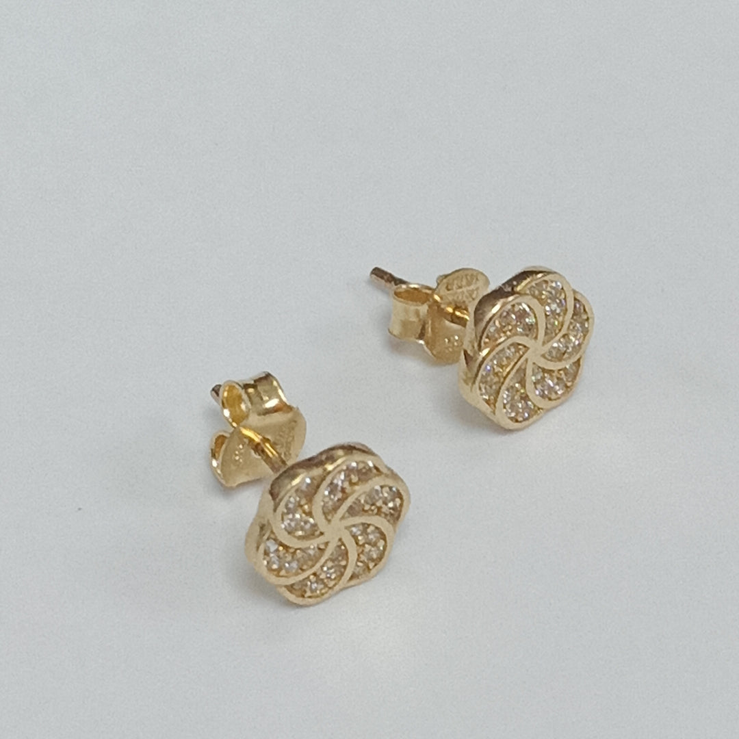 BROQUELES ORO 14K 1.8 (NUEVO)
