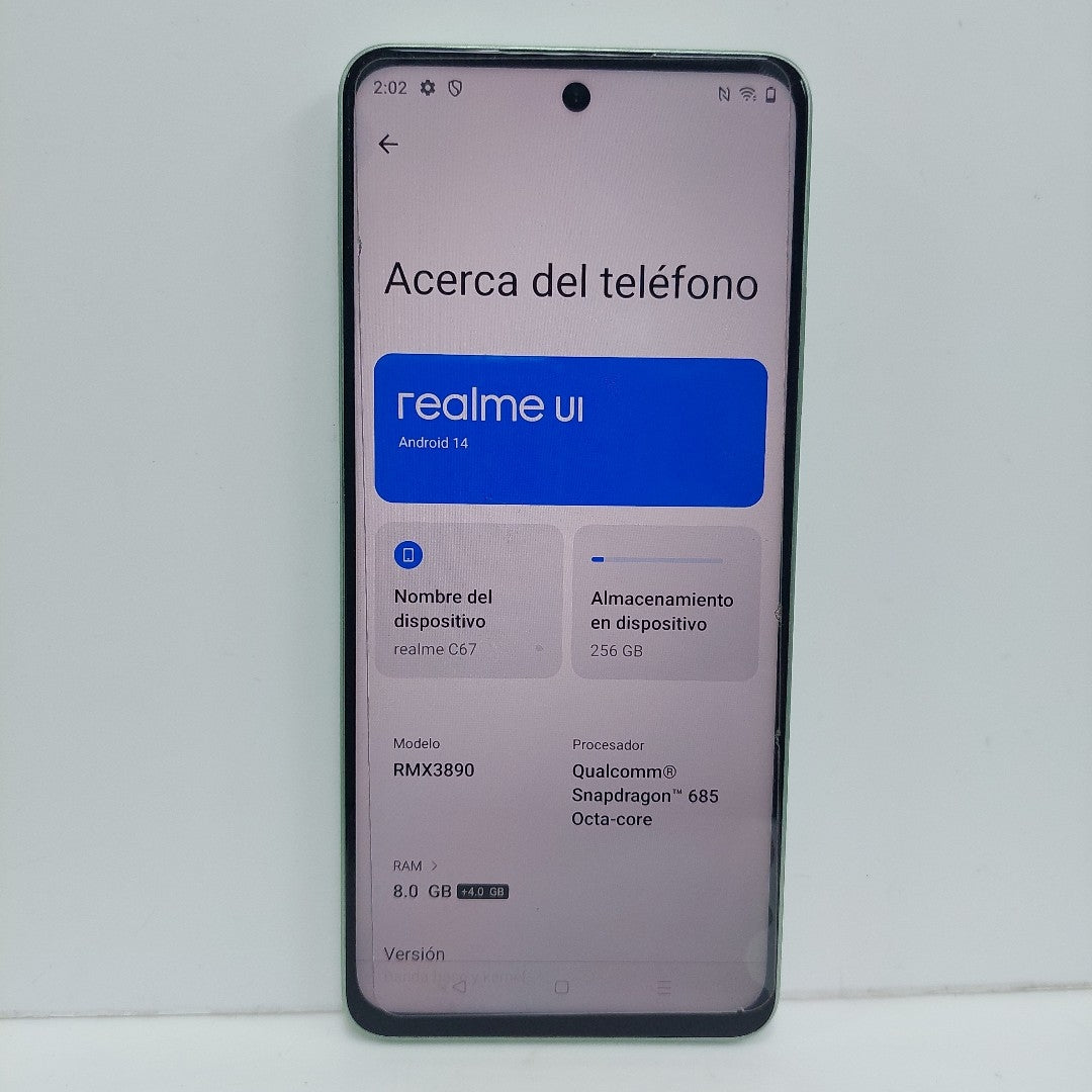 CELULAR REALME C67 RMX3890 (2023) 256 GB 8 GB RAM (SEMINUEVO)