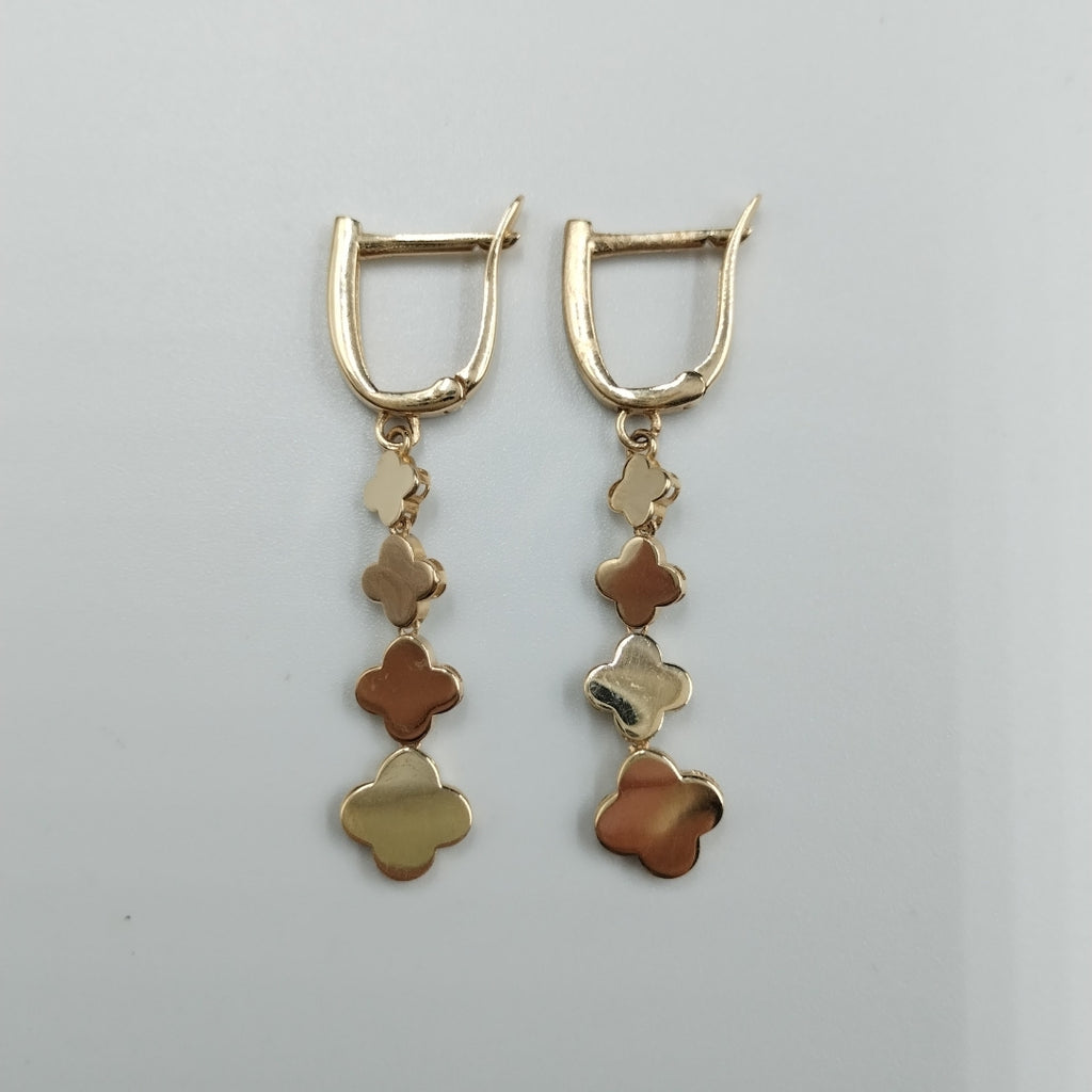 BROQUELES ORO 14K 4.1 (NUEVO)