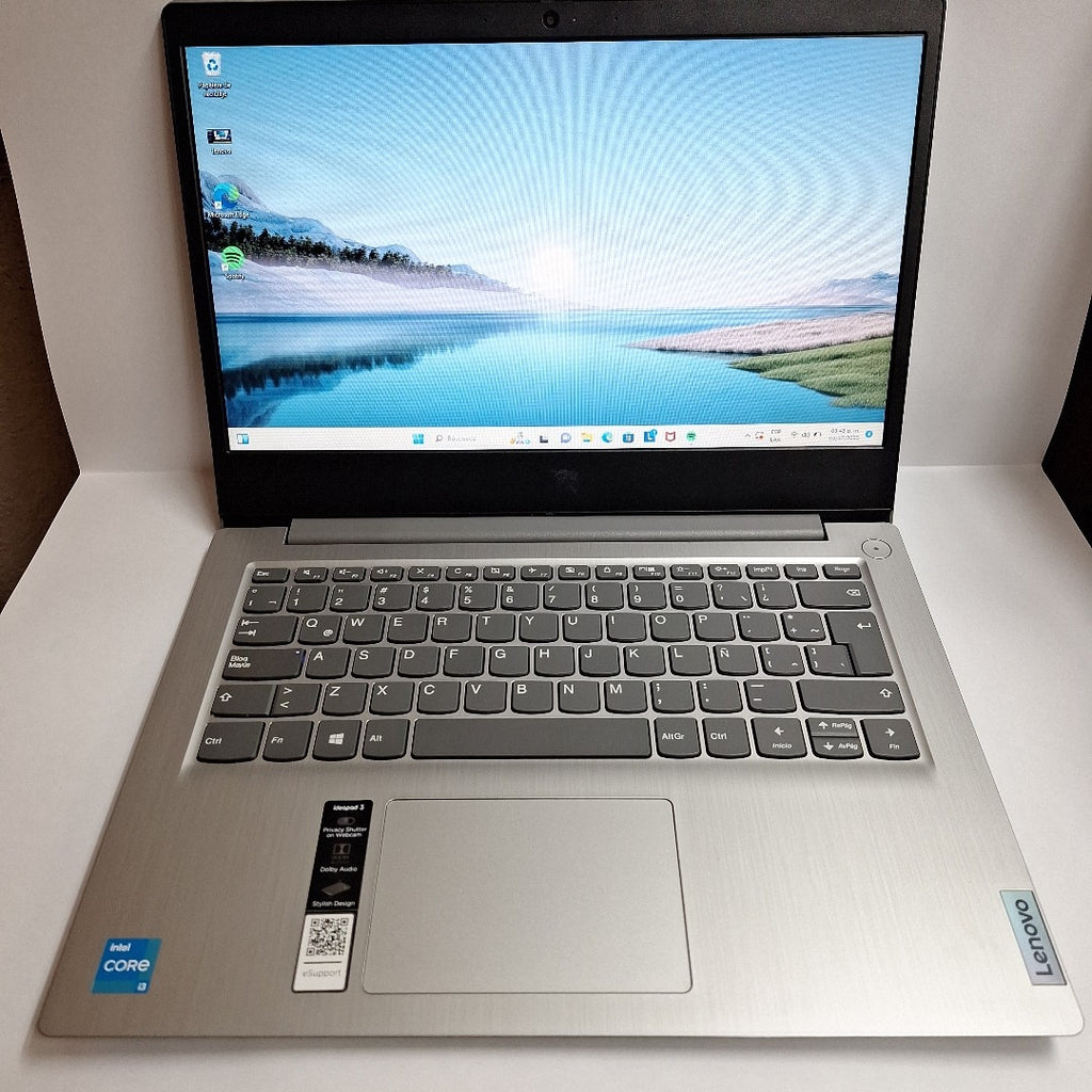 LAPTOP LENOVO IDEAPAD 3 14ITL05 (2022) 512 GB SSD 8 GB RAM (SEMINUEVO)