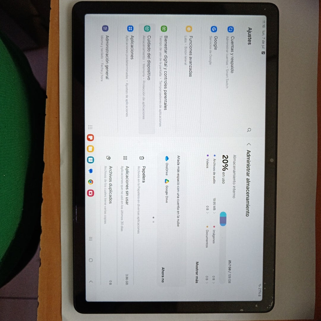 TABLETA SAMSUNG GALAXY TAB A9+ SM-X210 (2023) 128 GB 8 GB RAM (SEMINUEVO)