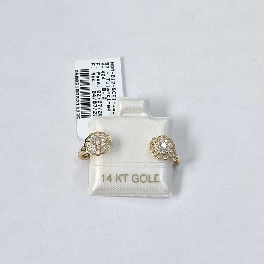 BROQUELES ORO 14K 1.1 (NUEVO)