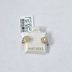 BROQUELES ORO 14K 1.1 (NUEVO)