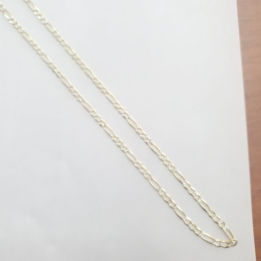 CADENAS CARTIER 3*1 DIAMANTADA ORO 14K 7.5 (NUEVO)