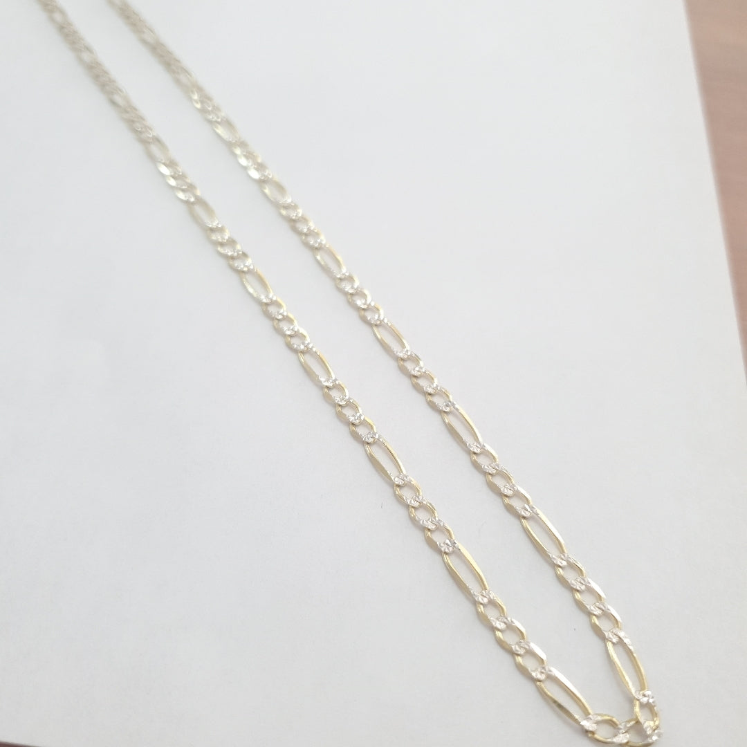 CADENAS CARTIER 3*1 DIAMANTADA ORO 14K 8 (NUEVO)