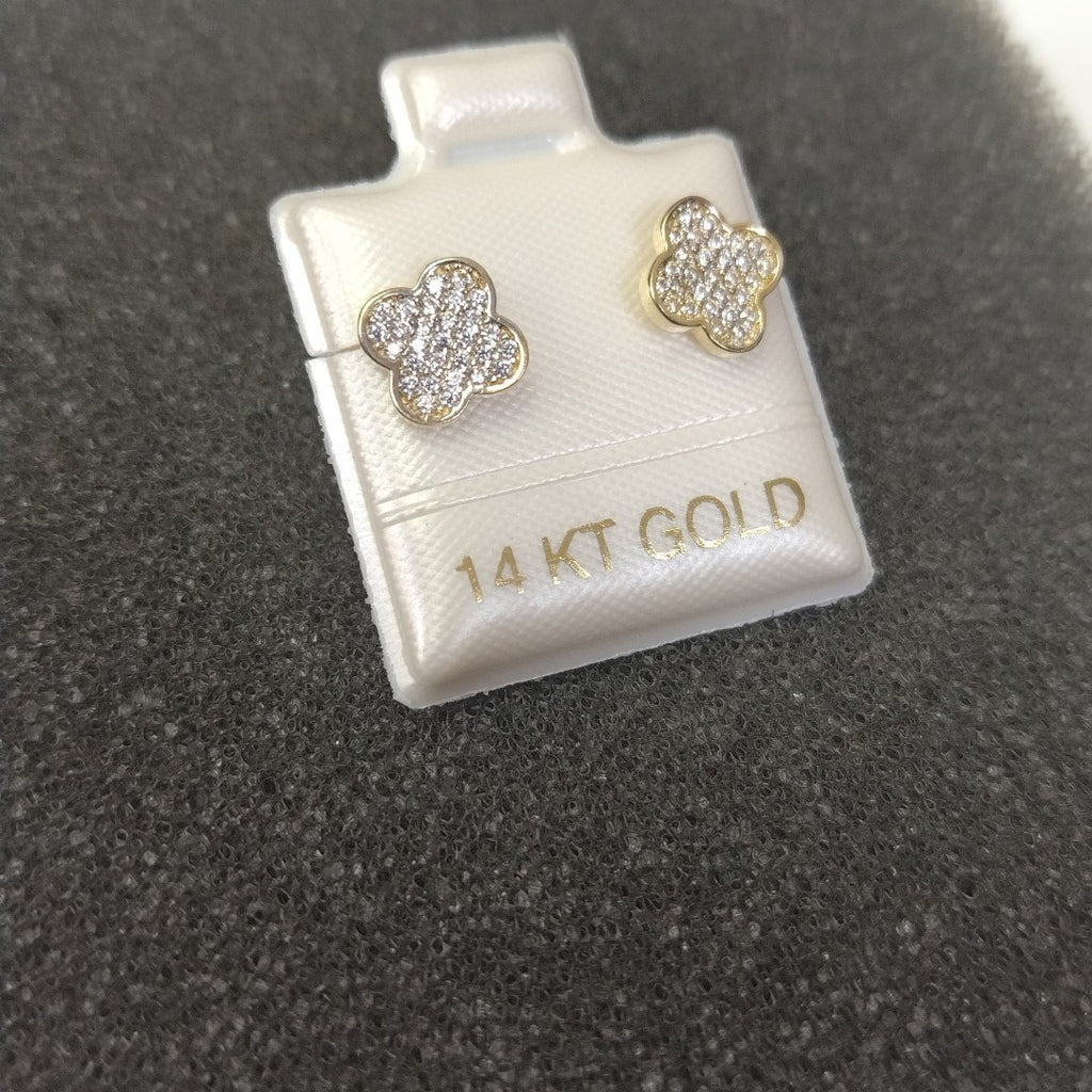 BROQUELES ORO 14K 1 (NUEVO)
