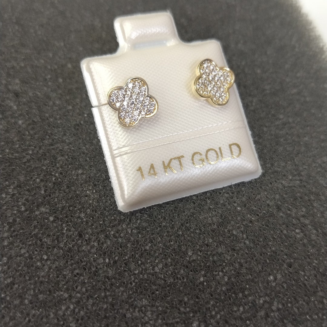 BROQUELES ORO 14K 1 (NUEVO)