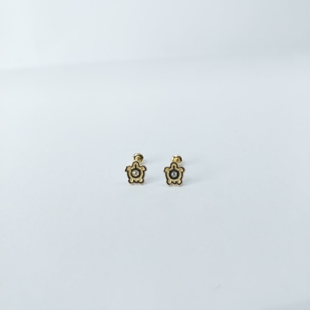 BROQUELES ORO 14K 1 (NUEVO)