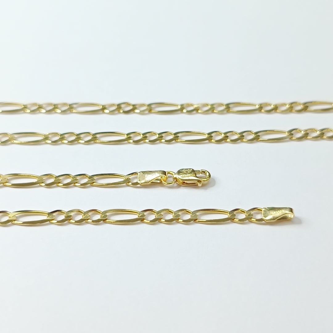 CADENAS CARTIER 3 1 AMARILLA ORO 10K 6.2 (NUEVO)