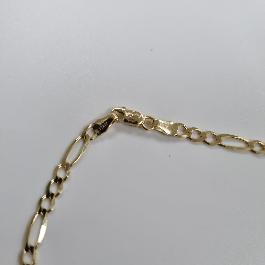 CADENAS CARTIER 3*1 AMARILLA ORO 14K 7.1 (NUEVO)