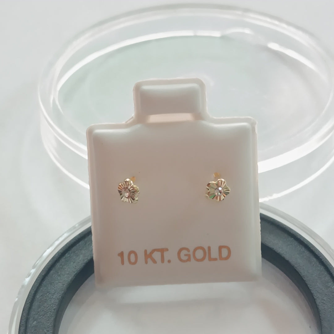 BROQUELES ORO 10K 1 (NUEVO)