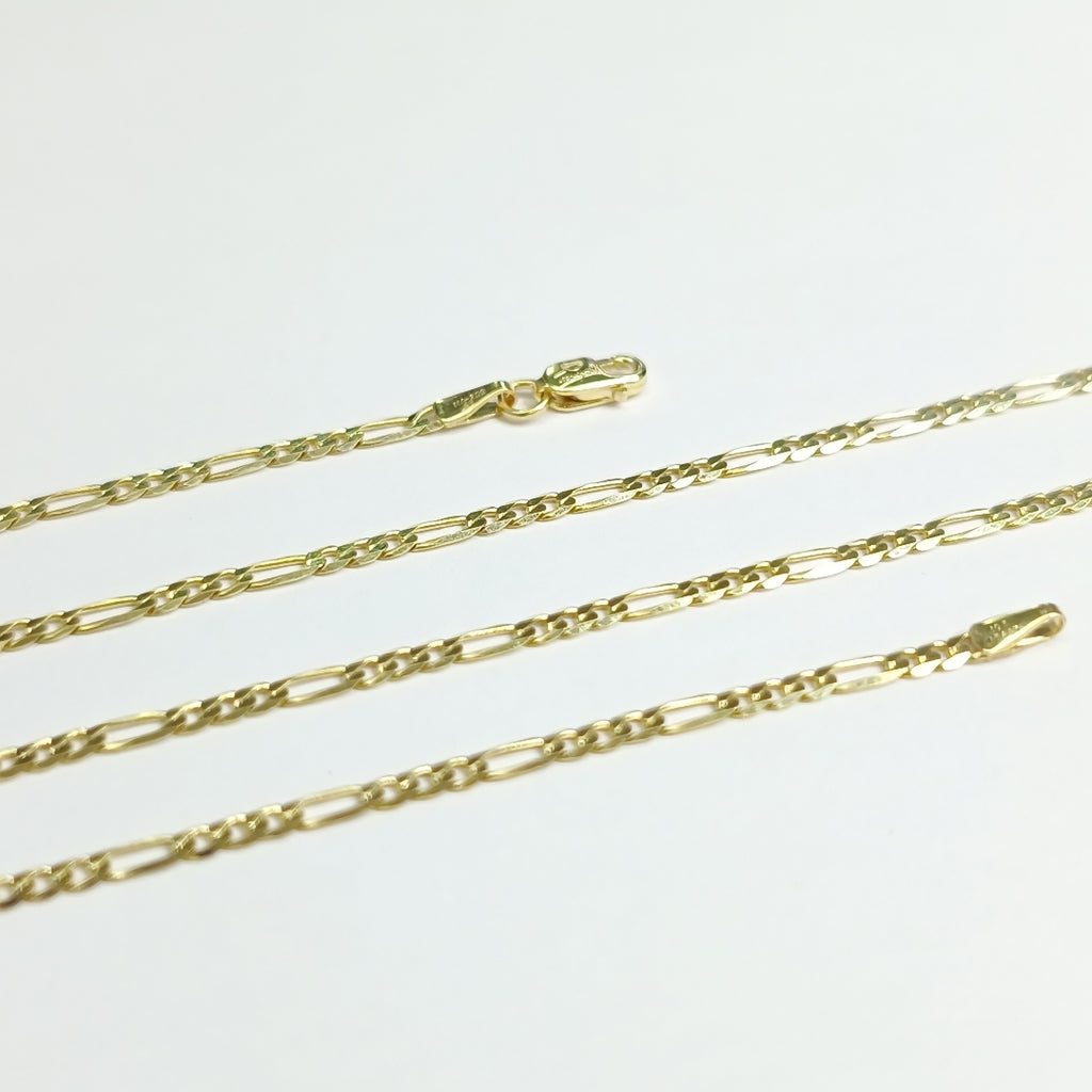 CADENAS CARTIER 3 1 AMARILLA ORO 10K 4.5 (NUEVO)