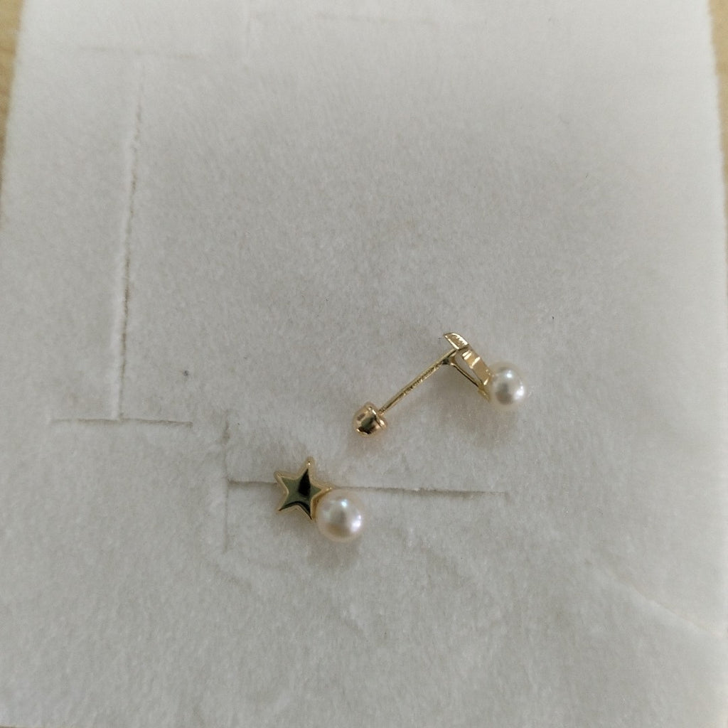 BROQUELES ORO 14K 1 (NUEVO)