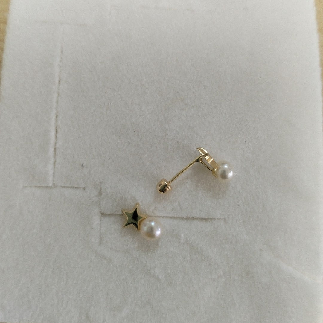 BROQUELES ORO 14K 1 (NUEVO)