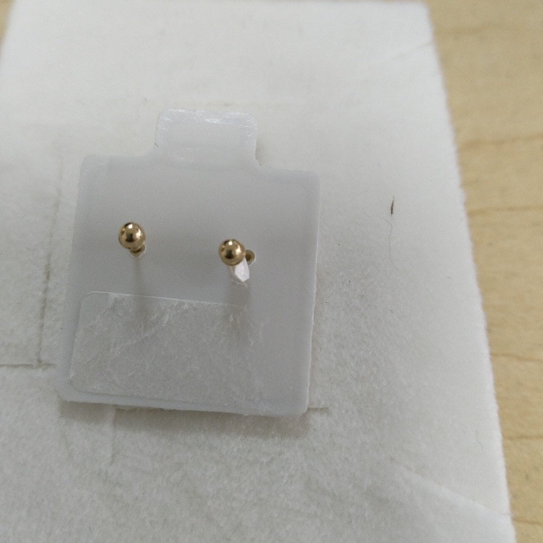 BROQUELES ORO 14K 1 (NUEVO)