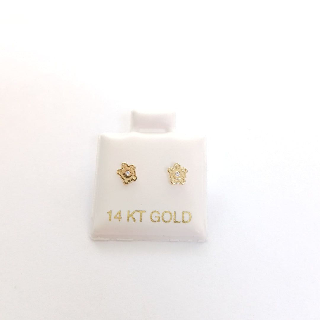BROQUELES ORO 14K 1 (NUEVO)