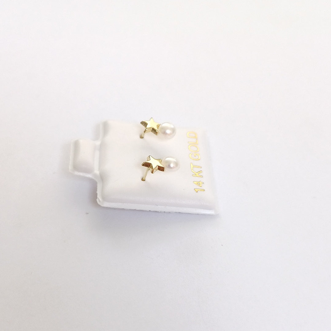 BROQUELES ORO 14K 1 (NUEVO)